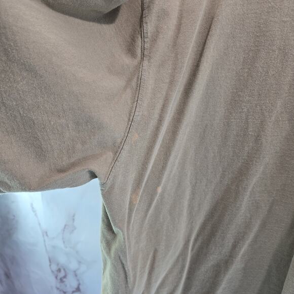 Carhartt T Shirt Mens 2XL Tan Brown Beige Pocket Original Fit Short Sleeve K87 - Picture 8 of 13